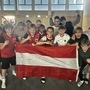 Die Mittelschüler aus Anger feierten den Sieg des ÖFB-Teams