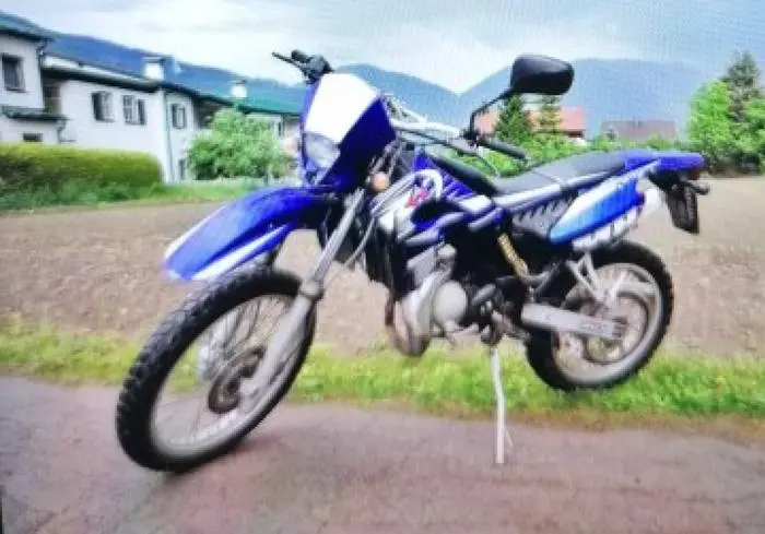 Lichtbild des gestohlenen Mopeds