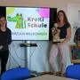 Schulleiterin und Pädagogin Manuela Draxler, Pädagogin Martina Pressler und Obfrau Rita Resch von der KroKi-Schule