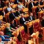Die Parlamentarier wurden kurzfristig zu Wikingern