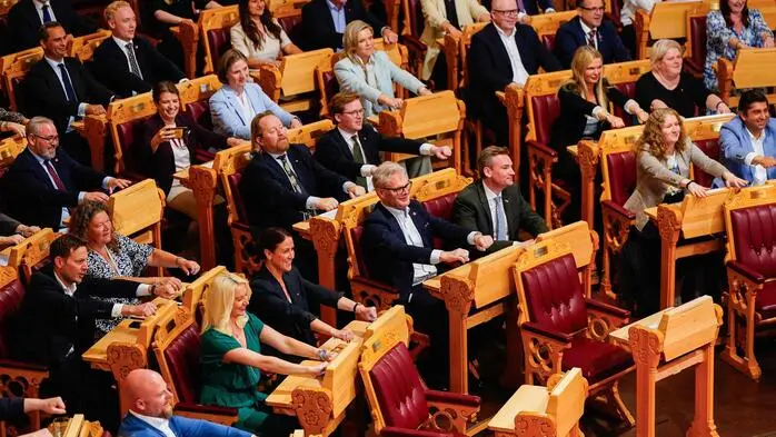 Die Parlamentarier wurden kurzfristig zu Wikingern