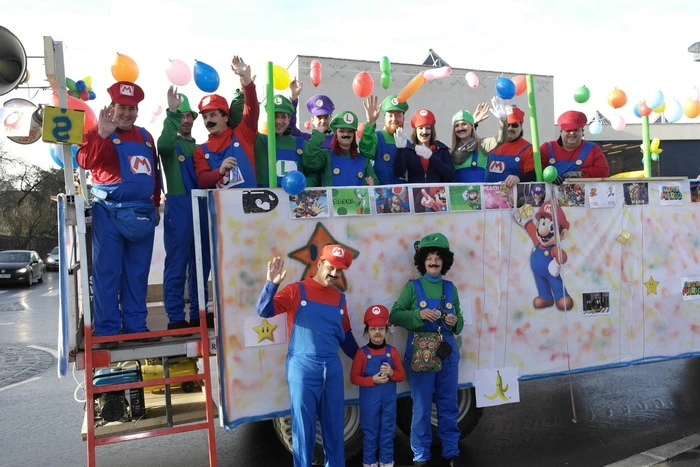 Viel Spaß hatten die zahlreichen Super Marios von den Stadtwerken Trofaiach.
