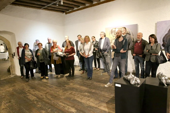 Zahlreiche Kunstinteressierte ließen es sich nicht nehmen, am Wochenende in der Herzogburg vorbei zu schauen.