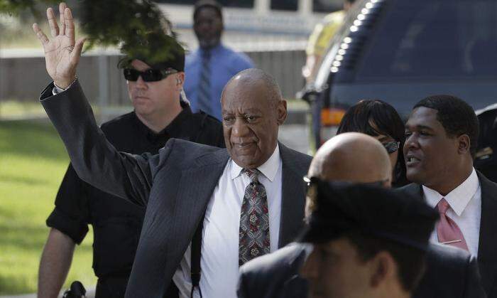 Bill Cosby bei seiner Ankunft vor Gericht
