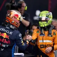 Lando Norris (rechts) will Max Verstappen nicht nur nahekommen, sondern Boden gut machen 