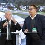 Energie Steiermark-Vorstände Christian Purrer (links) und Martin Graf