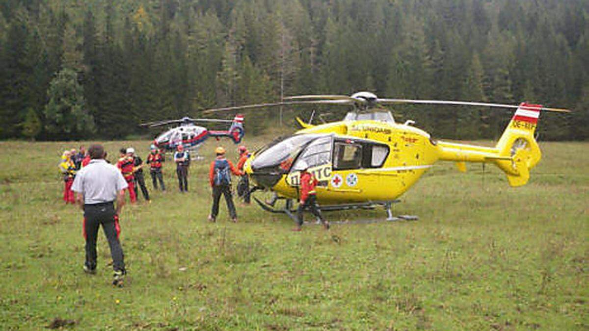 Notarzthubschrauber C15 im Einsatz (Sujet).