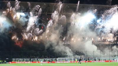 Wieder ein Feuerwerk im Wörthersee Stadion? Sollte es Sturm in die Champions League schaffen, könnten die Grazer in Klagenfurt spielen