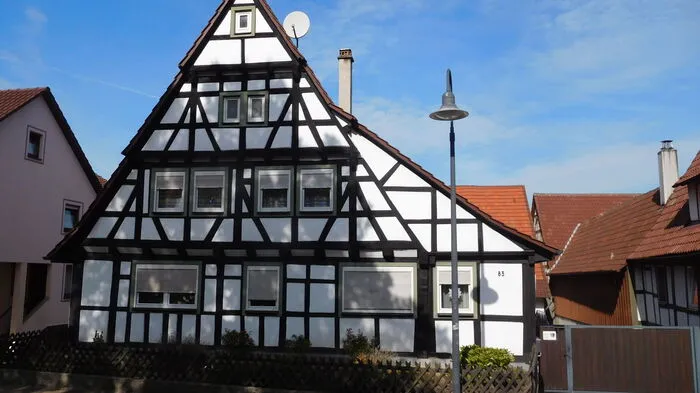Dieses traditionellen Fachwerkhaus in Dürrn (Baden-Württemberg) beherbergt ein ganz besonderes Zimmer...