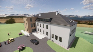 So soll das neue Kinderhaus auf der Pack aussehen