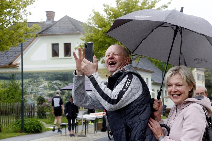 ...am Staatsfeiertag im Ortszentrum der Thermengemeinde.