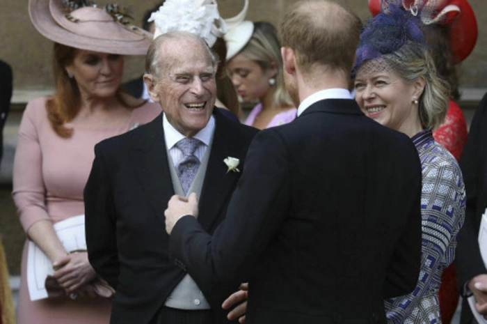 Auch Prinz Philip und Prinz Harry waren bei der Hochzeit dabei.