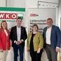 Das neue Führungsteam in der WKO Regionalstelle Südsteiermark: Claudia Brabec-Tappler, Regionalstellenobmann-Stv., Dietmar Schweiggl, Regionalstellenobmann, Margit Pratter-Demuth, Regionalstellenobmann-Stv. und Martin Heidinger, Regionalstellenleiter (v.l.)