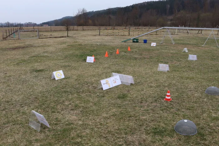 So sieht ein klassischer Parcours aus.