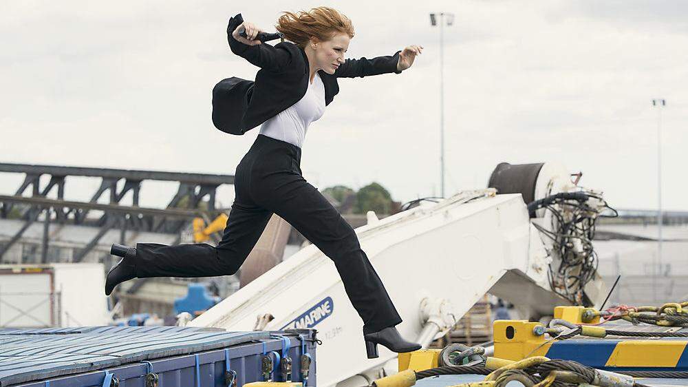 Und Action! Jessica Chastain in &quot;The 355&quot;