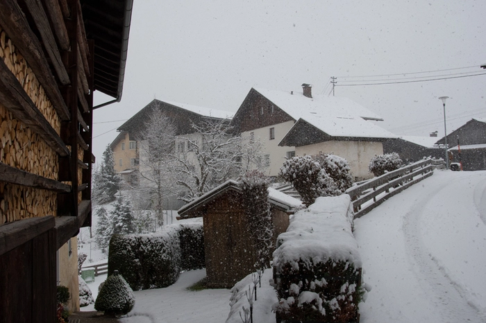 Im Lesachtal zeigt sich der Wintereinbruch besonders deutlich