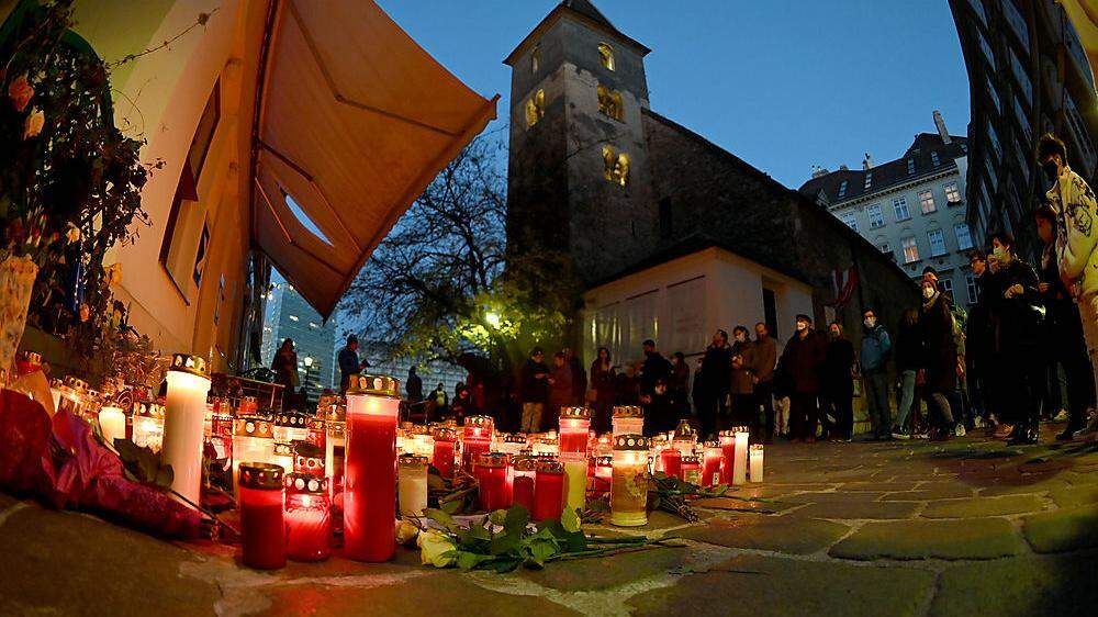 Gedenken an die Terrornacht in Wien 