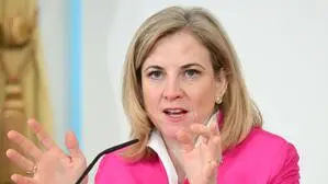 Außenministerin Beate Meinl-Reisinger (Neos) zeigt sich zufrieden über das Doppelbudget, die Verhandlungen seien jedoch durchaus hart geführt worden.