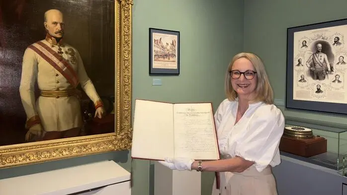 Barbara Müller leitet die Museen in Schloss Stainz. Künftig ist dort auch die lange verschollen geglaubte Ernennungsurkunde Erzherzog Johanns zum Reichsverweser zu sehen