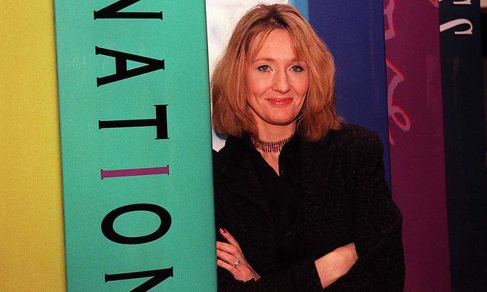 Bestsellerautorin JK Rowling im Jahr 2000