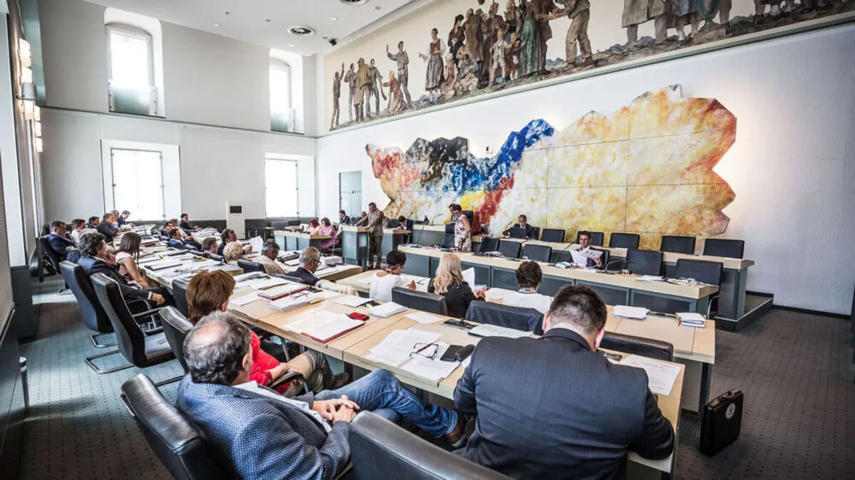 Einblick in den Kärntner Landtag