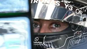 George Russell im Mercedes