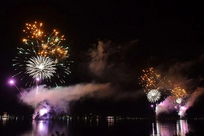 See in Flammen