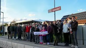 Im Herbst machten sich Betroffene für die Bahnhaltestelle Gussendorf in Groß St. Florian stark
