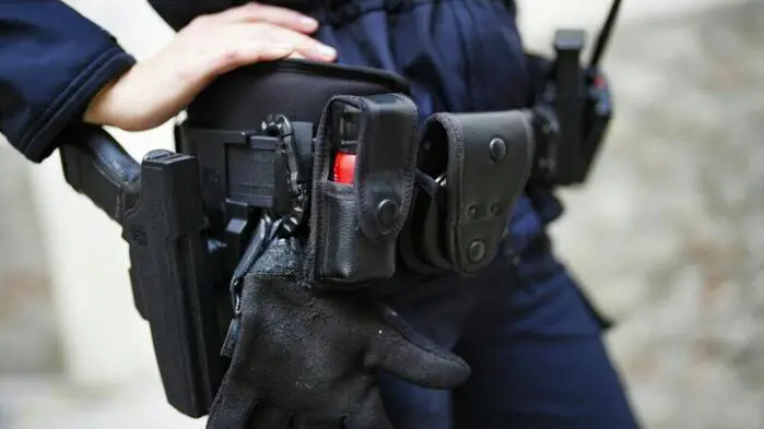 Die Polizei musste Pfefferspray einsetzen