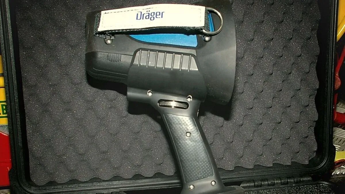 Mittels Wärmebildkamera wurde der Herd erkannt