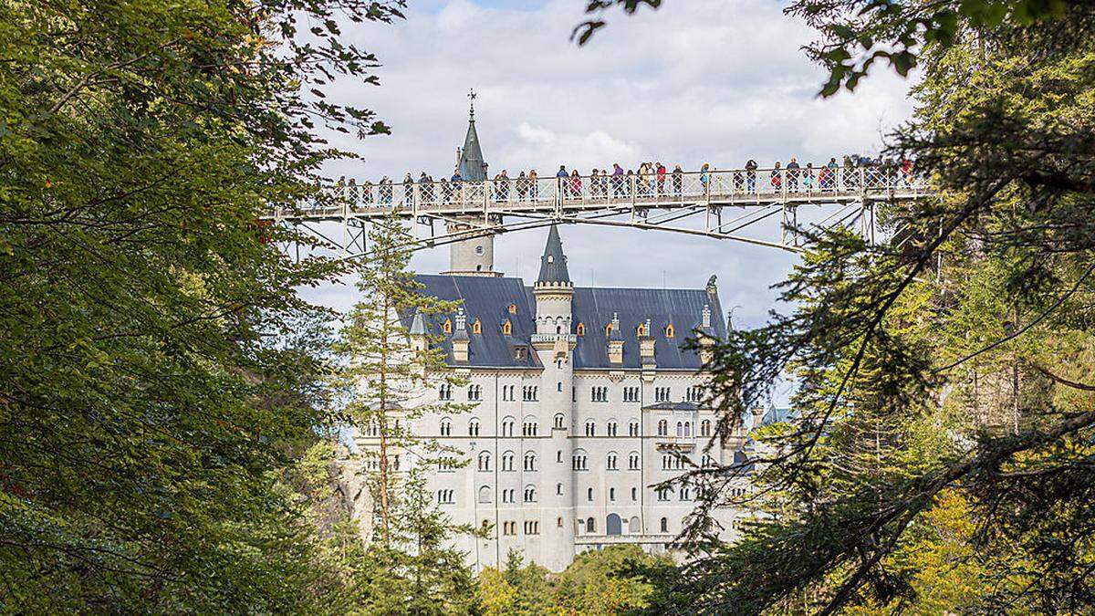 Bei Schloss Neuschwanstein griff ein Mann zwei Frauen an