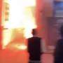 Bengalisches Feuer in der Villacher Innenstadt