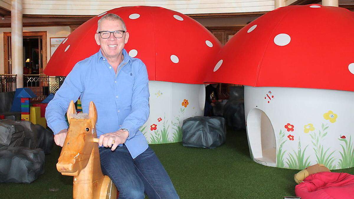 Ernst Mayer ist erfolgreicher Hotelier und plant schon an seinem vierten Kinderhotel 