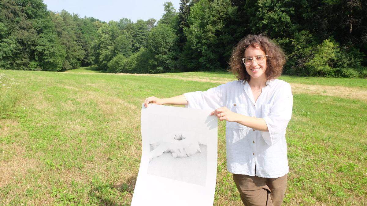 Carolina Sales Teixeira lädt am Wochenende zu einer Kunstausstellung unter freiem Himmel ein