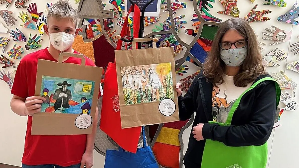 In liebevoller Arbeit und mit viel Kreativität wurden die Taschen gestaltet