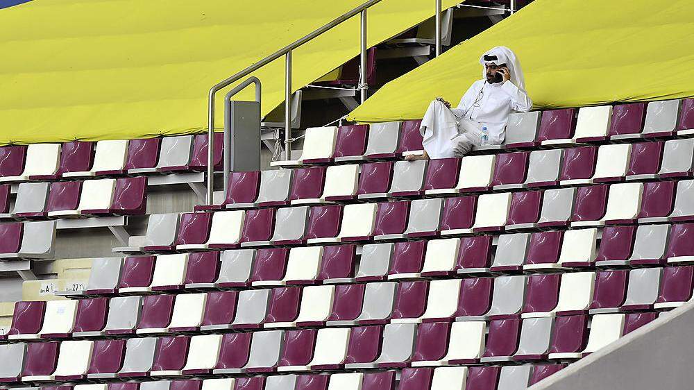 Der Zuschauerandrang hält sich in Doha in Grenzen