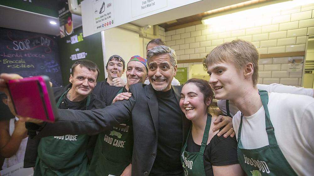 George Clooneys Lachen kommt hoffentlich von Herzen