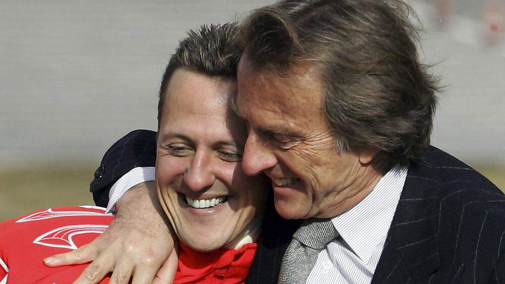Ein Bild aus besseren Tage: Michael Schumacher und Luca di Montezemolo