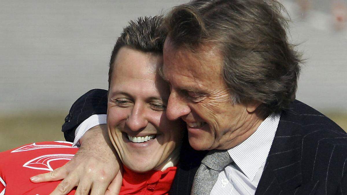 Ein Bild aus besseren Tage: Michael Schumacher und Luca di Montezemolo