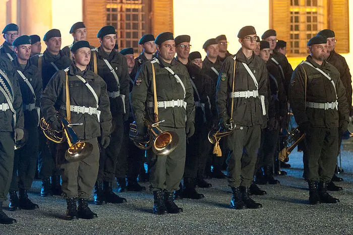 Erstmals seit August 2015 trat die Militärmusik Steiermark wieder in voller Besetzung auf.