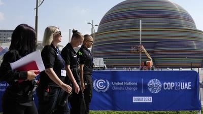 Zwei Wochen lang wird auf dem Konferenzgelände in Dubai verhandelt