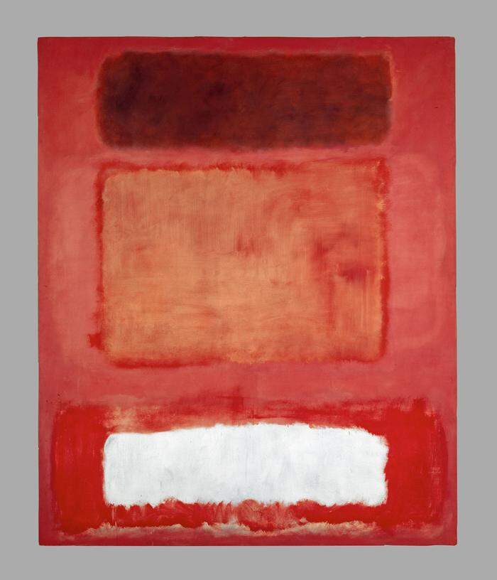 Mark Rothkos berühmtesten Farbfeld- Gemälden: „No. 16 (Red, White and Brown)“, 1957.