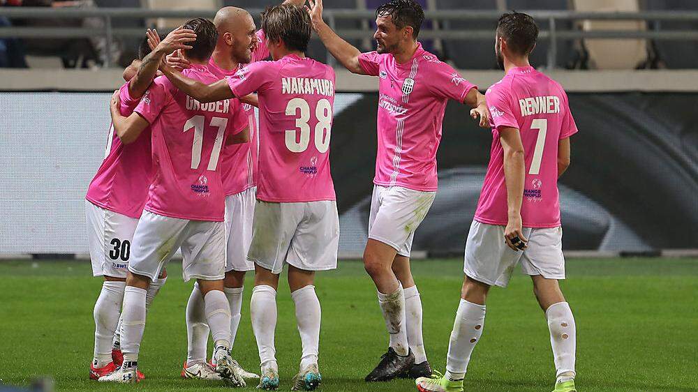 Nach einem 1:0-Sieg in Tel Aviv steht der LASK im Achtelfinale der Conference League