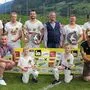 Hinten links: Jakob Stemberger, Lukas Mattersberger, Philip Holzer, Gerald Hauser, Albert Warscher, Kevin Holzer und Landesobmann Walter Geisler. Vorne links: Sektionsleiter Franz Holzer, Josef Linder, Liam Rowain und Landesobmann-Stellvertreter Thomas Gander 