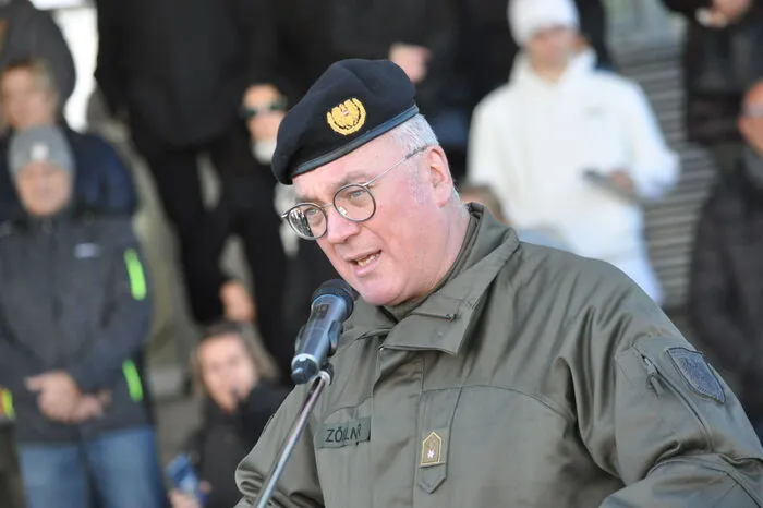 Der steirische Militärkommandant Heinz Zöllner wünschte den jungen Rekruten viel Erfolg bei der Ausübung ihres Dienstes sowie viel Soldatenglück.