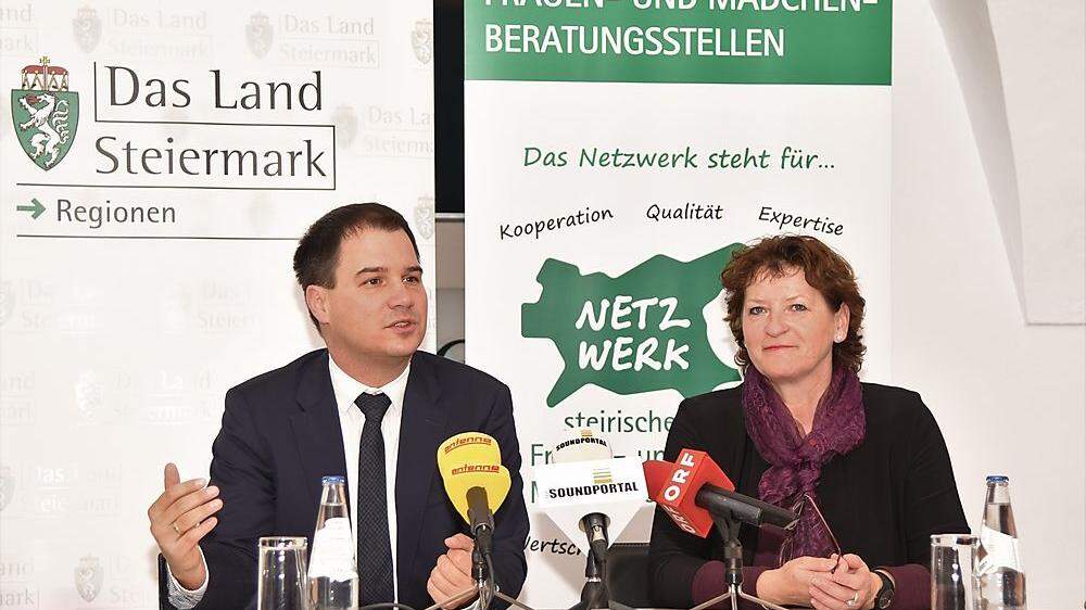 LH-Stellvertreter Michael Schickhofer und Landesrätin Ursula Lackner (beide SPÖ)