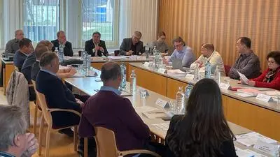 Der Gemeinderat bei seiner Sitzung Ende März