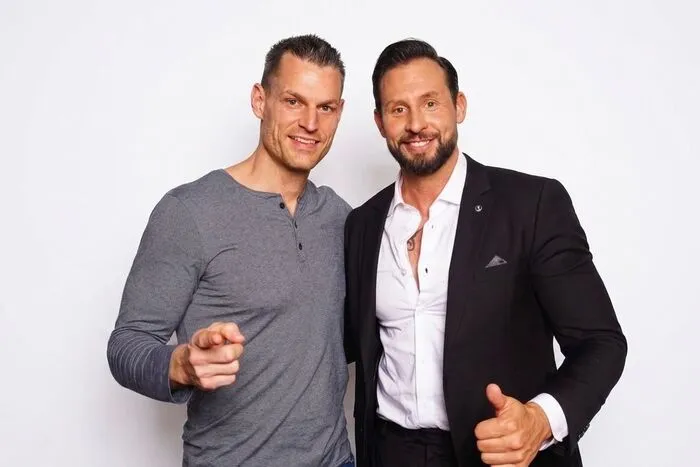 Klaus Drescher(links) mit Mr. Austria Christopher Dengg