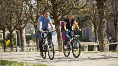 Radeln am Lendhafen Klagenfurt