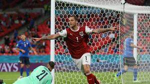 Marko Arnautovic  | Marko Arnautovic jubelte bei der EM 2021 gegen Italien zu früh - und bei der EM 2024? 